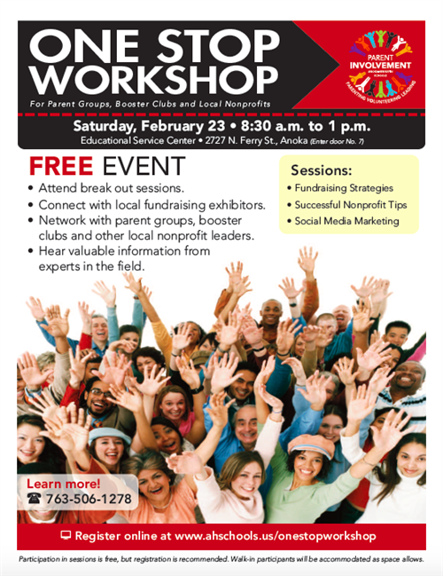 One Stop Workshop flyer 